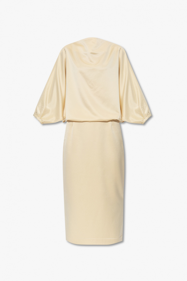 Cream Satin dress TOTEME Vitkac GB